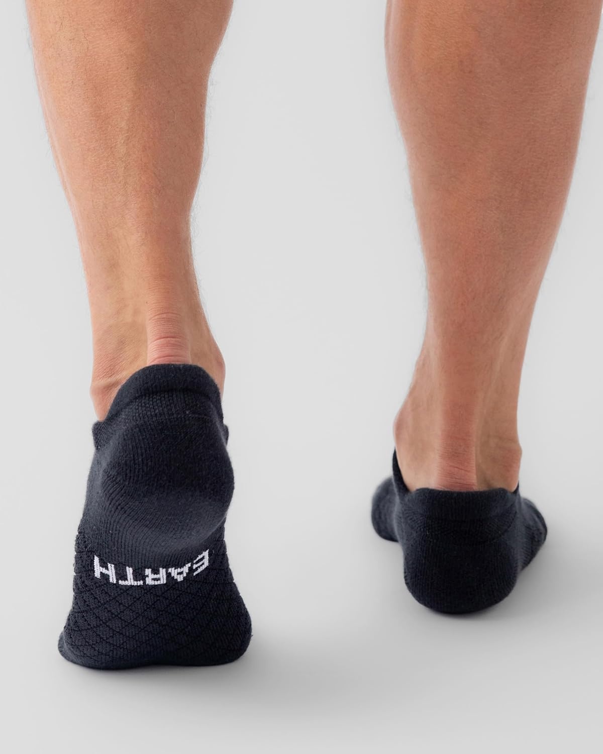 image:imageCozy Earth Essential Ankle Socks for Women and Men  Soft Cotton Socks 2 Pack Set  Blister Cushion Heel amp Arch SupportBlack