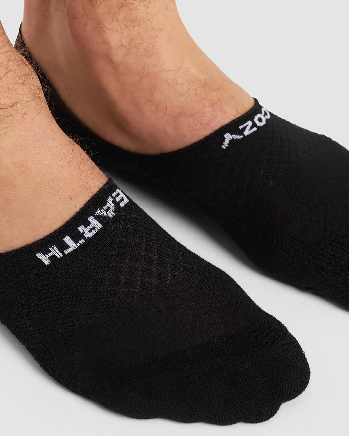 image:imageCozy Earth Essential No Show Socks for Women And Men  Soft Cotton Low Cut Socks  Heel Grip amp Blister Protection  4 PackBlack
