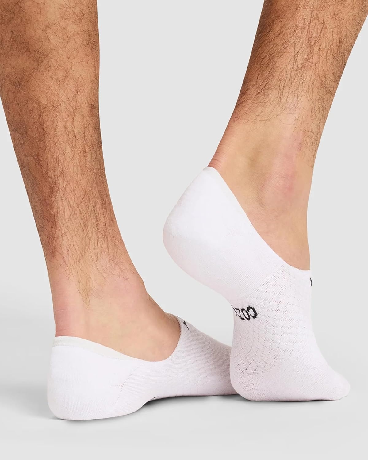 image:imageCozy Earth Essential No Show Socks for Women And Men  Soft Cotton Low Cut Socks  Heel Grip amp Blister Protection  4 PackWhite