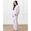 image:imageCozy Earth 100 Viscose From Bamboo Long Sleeve Pajama Set For Women  ButtonUp SleepwearLilac