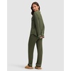 image:imageCozy Earth 100 Viscose From Bamboo Long Sleeve Pajama Set For Women  ButtonUp SleepwearOlive