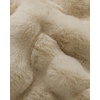 image:imageCozy Earth Bubble Cuddle Blanket  Faux Fur UltraSoft Luxury Throw Blanket  Comfortably Weighted Design for Lounging or Sharing  Machine Washable  Oversized Throw 80 x 60  CremeCreme
