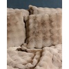 image:imageCozy Earth Bubble Cuddle Blanket  Faux Fur UltraSoft Luxury Throw Blanket  Comfortably Weighted Design for Lounging or Sharing  Machine Washable  Oversized Throw 80 x 60  CremeWalnut