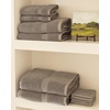 image:imageCozy Earth Complete Luxe Bath Bundle  60 Cotton 40 Viscose from Bamboo  Quick Dry amp Plush Cotton Bath Towel Set  4 Washcloths 2 Hand Towels 2 Bath Towels 2 Bath Sheets  Harbor MistCharcoal