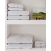 image:imageCozy Earth Complete Luxe Bath Bundle  60 Cotton 40 Viscose from Bamboo  Quick Dry amp Plush Cotton Bath Towel Set  4 Washcloths 2 Hand Towels 2 Bath Towels 2 Bath Sheets  Harbor MistLight Grey