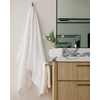 image:imageCozy Earth Complete Ribbed Terry Bath Bundle  60 Cotton 40 Viscose from Bamboo  Soft amp Absorbent Cotton Bath Towel Set  4 Washcloths 2 Hand Towels 2 Bath Towels 2 Bath Sheets  LaurelWhite