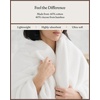 image:imageCozy Earth Complete Ribbed Terry Bath Bundle  60 Cotton 40 Viscose from Bamboo  Soft amp Absorbent Cotton Bath Towel Set  4 Washcloths 2 Hand Towels 2 Bath Towels 2 Bath Sheets  LaurelWhite