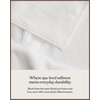 image:imageCozy Earth Complete Ribbed Terry Bath Bundle  60 Cotton 40 Viscose from Bamboo  Soft amp Absorbent Cotton Bath Towel Set  4 Washcloths 2 Hand Towels 2 Bath Towels 2 Bath Sheets  LaurelWhite