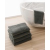 image:imageCozy Earth Complete Ribbed Terry Bath Bundle  60 Cotton 40 Viscose from Bamboo  Soft amp Absorbent Cotton Bath Towel Set  4 Washcloths 2 Hand Towels 2 Bath Towels 2 Bath Sheets  LaurelCharcoal
