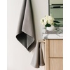 image:imageCozy Earth Complete Waffle Bath Bundle  60 Cotton 40 Viscose from Bamboo  Quick Dry amp UltraSoft Waffle Weave Bath Towels  4 Washcloths 2 Hand Towels 2 Bath Towels 2 Bath Sheets CharcoalCharcoal