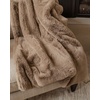 image:imageCozy Earth Cuddle Blanket  Faux Fur UltraSoft Luxury Throw Blanket  Thick amp Cozy Oversized Design for Lounging or Sharing  Machine Washable  Oversize Throw 80 x 60 WalnutWalnut