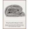 image:imageCozy Earth Cuddle Blanket  Faux Fur UltraSoft Luxury Throw Blanket  Thick amp Cozy Oversized Design for Lounging or Sharing  Machine Washable  Oversize Throw 80 x 60 WalnutDove Grey