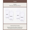 image:imageCozy Earth Essential Ankle Socks for Women and Men  Soft Cotton Socks 2 Pack Set  Blister Cushion Heel amp Arch SupportWhite