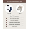 image:imageCozy Earth Essential Calf Socks for Women and Men  Soft Mercerized Cotton Crew Socks 2Pack Set  Heel amp Arch SupportEclipse
