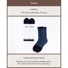 image:imageCozy Earth Essential Calf Socks for Women and Men  Soft Mercerized Cotton Crew Socks 2Pack Set  Heel amp Arch SupportEclipse