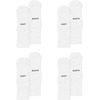 image:imageCozy Earth Essential Calf Socks for Women and Men  Soft Mercerized Cotton Crew Socks 2Pack Set  Heel amp Arch SupportWhite
