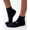 image:imageCozy Earth Essential Quarter Socks for Women and Men  Soft Mercerized Cotton Crew Socks 2Pack Set  Heel amp Arch SupportBlack