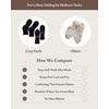 image:imageCozy Earth Essential Quarter Socks for Women and Men  Soft Mercerized Cotton Crew Socks 2Pack Set  Heel amp Arch SupportBlack