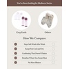 image:imageCozy Earth Essential Quarter Socks for Women and Men  Soft Mercerized Cotton Crew Socks 2Pack Set  Heel amp Arch SupportEclipse