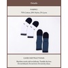 image:imageCozy Earth Essential Quarter Socks for Women and Men  Soft Mercerized Cotton Crew Socks 2Pack Set  Heel amp Arch SupportEclipse