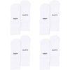 image:imageCozy Earth Essential Quarter Socks for Women and Men  Soft Mercerized Cotton Crew Socks 2Pack Set  Heel amp Arch SupportWhite