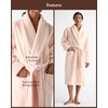 image:imageCozy Earth Luxe Bath Robe  Luxury Robe for Women and Men 60 Cotton amp 40 Viscose from BambooBlossom