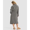 image:imageCozy Earth Luxe Bath Robe  Luxury Robe for Women and Men 60 Cotton amp 40 Viscose from BambooCharcoal
