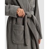 image:imageCozy Earth Luxe Bath Robe  Luxury Robe for Women and Men 60 Cotton amp 40 Viscose from BambooCharcoal