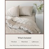 image:imageCozy Earth Luxury Bed Sheet Set  100 Viscose from Bamboo Fabric UltraSoft amp Breathable Fits Regular amp Deep Pocket Mattresses up to 20  4 Pieces King Sheet Set WhiteDriftwood