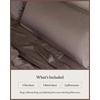 image:imageCozy Earth Luxury Bed Sheet Set  100 Viscose from Bamboo Fabric UltraSoft amp Breathable Fits Regular amp Deep Pocket Mattresses up to 20  4 Pieces King Sheet Set WhiteWalnut