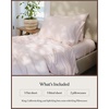 image:imageCozy Earth Luxury Bed Sheet Set  100 Viscose from Bamboo Fabric UltraSoft amp Breathable Fits Regular amp Deep Pocket Mattresses up to 20  4 Pieces King Sheet Set WhitePeony