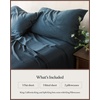 image:imageCozy Earth Luxury Bed Sheet Set  100 Viscose from Bamboo Fabric UltraSoft amp Breathable Fits Regular amp Deep Pocket Mattresses up to 20  4 Pieces King Sheet Set WhitePacific Blue