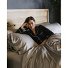 image:imageCozy Earth Luxury Bed Sheet Set  100 Viscose from Bamboo Fabric UltraSoft amp Breathable Fits Regular amp Deep Pocket Mattresses up to 20  4 Pieces King Sheet Set WhiteDove Grey
