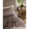 image:imageCozy Earth Luxury Bed Sheet Set  100 Viscose from Bamboo Fabric UltraSoft amp Breathable Fits Regular amp Deep Pocket Mattresses up to 20  4 Pieces King Sheet Set WhiteWalnut