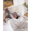 image:imageCozy Earth Luxury Bed Sheet Set  100 Viscose from Bamboo Fabric UltraSoft amp Breathable Fits Regular amp Deep Pocket Mattresses up to 20  4 Pieces King Sheet Set WhiteWhite