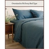 image:imageCozy Earth Luxury Duvet Cover Queen  100 Viscose from Bamboo  UltraSoft Cooling amp Lightweight Duvet Cover  TemperatureRegulating Bedding with Concealed Zip amp Interior Snap Closures  WhitePacific Blue
