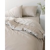 image:imageCozy Earth Luxury Duvet Cover Queen  100 Viscose from Bamboo  UltraSoft Cooling amp Lightweight Duvet Cover  TemperatureRegulating Bedding with Concealed Zip amp Interior Snap Closures  WhiteDriftwood