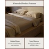 image:imageCozy Earth Luxury Duvet Cover Queen  100 Viscose from Bamboo  UltraSoft Cooling amp Lightweight Duvet Cover  TemperatureRegulating Bedding with Concealed Zip amp Interior Snap Closures  WhiteDriftwood