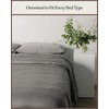 image:imageCozy Earth Luxury Duvet Cover Queen  100 Viscose from Bamboo  UltraSoft Cooling amp Lightweight Duvet Cover  TemperatureRegulating Bedding with Concealed Zip amp Interior Snap Closures  WhiteDove Grey