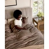 image:imageCozy Earth Luxury Duvet Cover Queen  100 Viscose from Bamboo  UltraSoft Cooling amp Lightweight Duvet Cover  TemperatureRegulating Bedding with Concealed Zip amp Interior Snap Closures  WhiteWalnut
