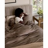 image:imageCozy Earth Luxury Duvet Cover Queen  100 Viscose from Bamboo  UltraSoft Cooling amp Lightweight Duvet Cover  TemperatureRegulating Bedding with Concealed Zip amp Interior Snap Closures  WhiteWalnut