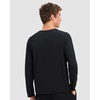 image:imageCozy Earth Mens StretchKnit Long Sleeve Shirt  Breathable Temperature Relaxed Slim Fit Loungewear TShirt for MenBlack