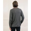 image:imageCozy Earth Mens StretchKnit Long Sleeve Shirt  Breathable Temperature Relaxed Slim Fit Loungewear TShirt for MenCharcoal