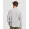 image:imageCozy Earth Mens StretchKnit Long Sleeve Shirt  Breathable Temperature Relaxed Slim Fit Loungewear TShirt for MenHeather Grey