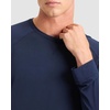 image:imageCozy Earth Mens StretchKnit Long Sleeve Shirt  Breathable Temperature Relaxed Slim Fit Loungewear TShirt for MenNavy