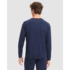 image:imageCozy Earth Mens StretchKnit Long Sleeve Shirt  Breathable Temperature Relaxed Slim Fit Loungewear TShirt for MenNavy