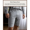 image:imageCozy Earth Mens StretchKnit Pajama Shorts  Breathable Temperature Regulating 95 Viscose from Bamboo BlendCharcoal