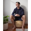 image:imageCozy Earth Mens StretchKnit Pajama Shorts  Breathable Temperature Regulating 95 Viscose from Bamboo BlendNavy
