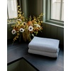 image:imageCozy Earth Nantucket 60 Cotton 40 Viscose from Bamboo Bath Sheet  600 GSM Plush amp FastDrying with Rice Weave Pattern  2 Pack 40 x 65 Luxury Bath Sheet  Light GreyHeathered Harbor Mist