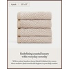 image:imageCozy Earth Nantucket 60 Cotton 40 Viscose from Bamboo Bath Sheet  600 GSM Plush amp FastDrying with Rice Weave Pattern  2 Pack 40 x 65 Luxury Bath Sheet  Light GreyHeathered Sand